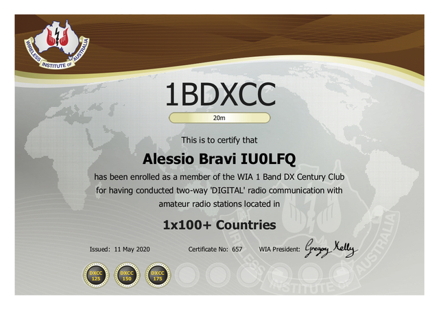 DXCC 20m Digital - 175 #657